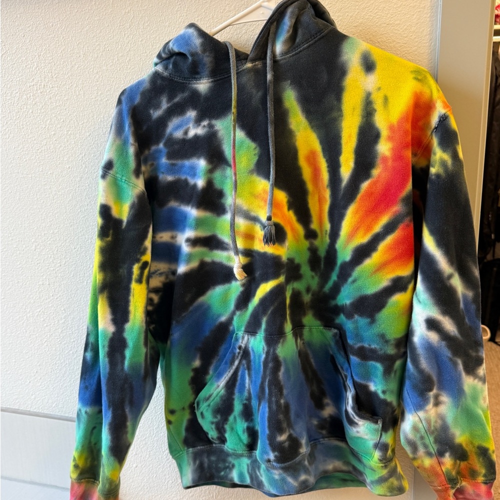 Colorful Tie-Dye Hoodie